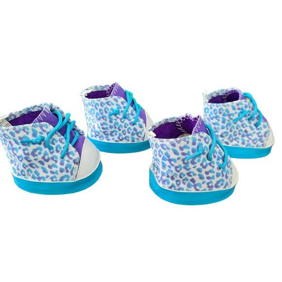 Build a Bear Workshop 8 pcs Bundle Multicolor Shoes w Adjustable Roller Skates - Picture 3 of 8